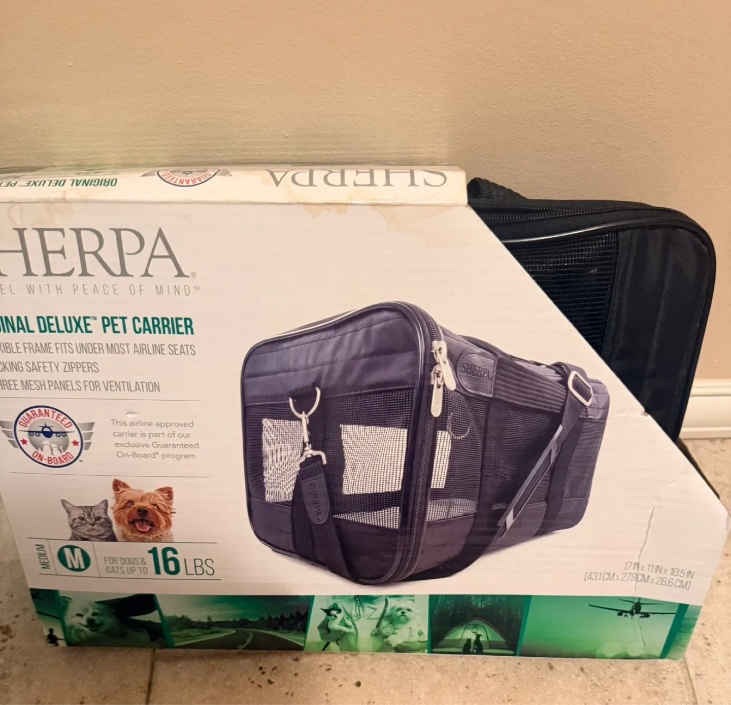 Sherpa Original Deluxe Medium Pet Carrier