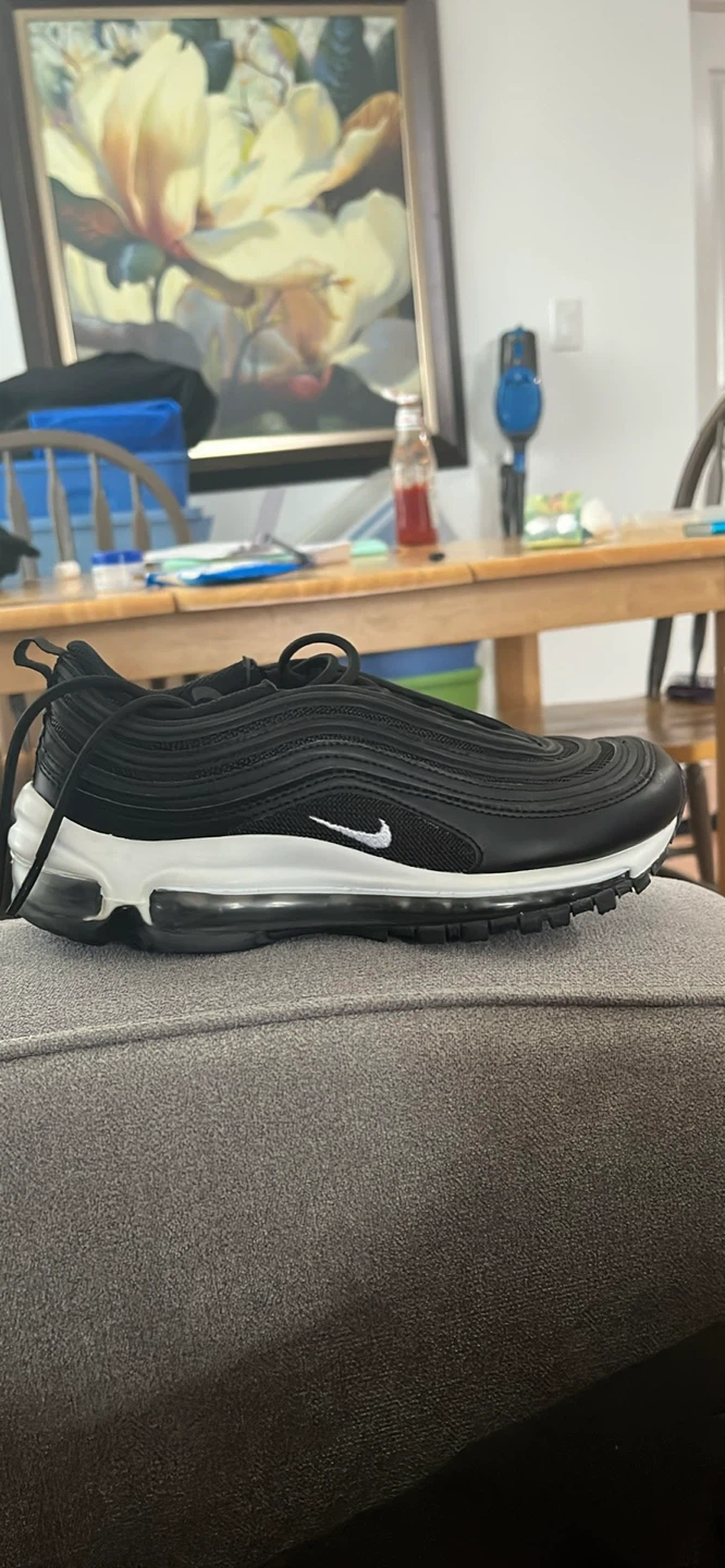 Nike Air Max 97 Black White Men's Shoes - photo 3