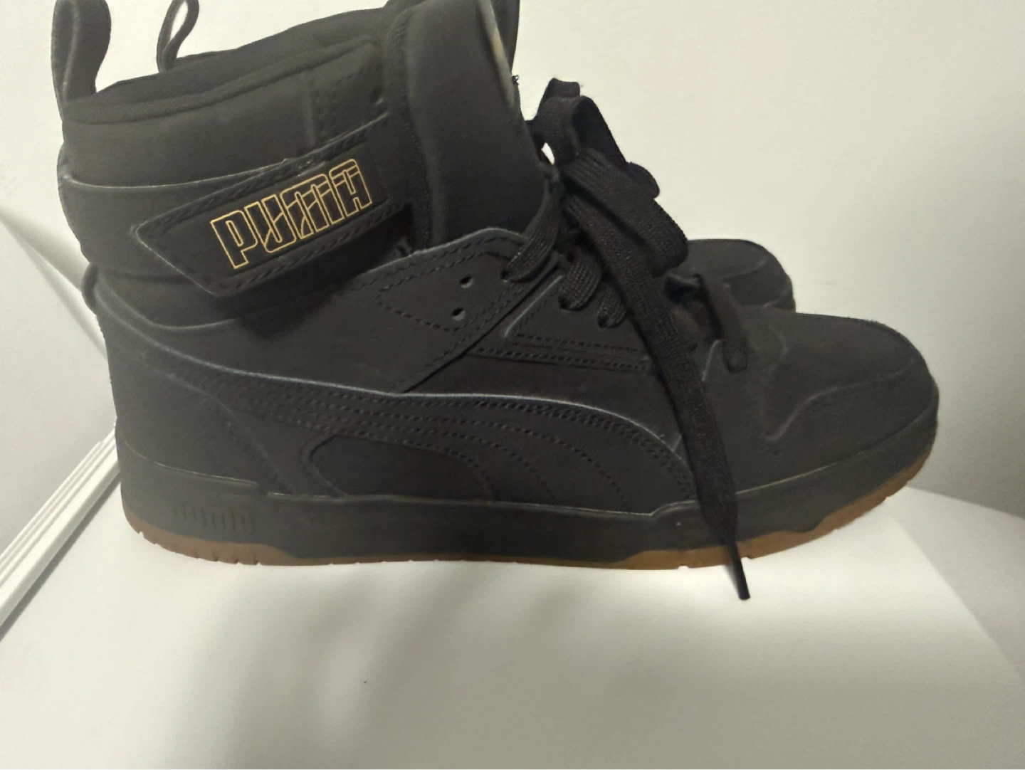 Puma Black High-Top Sneakers - US Size 10 - photo 2