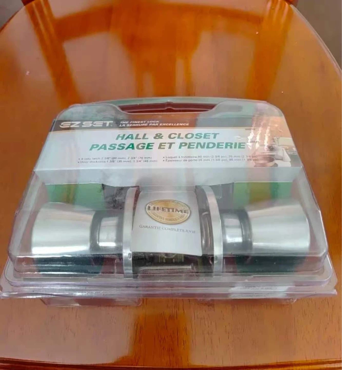 EZ SET Hall & Closet Passage Lock - photo 3