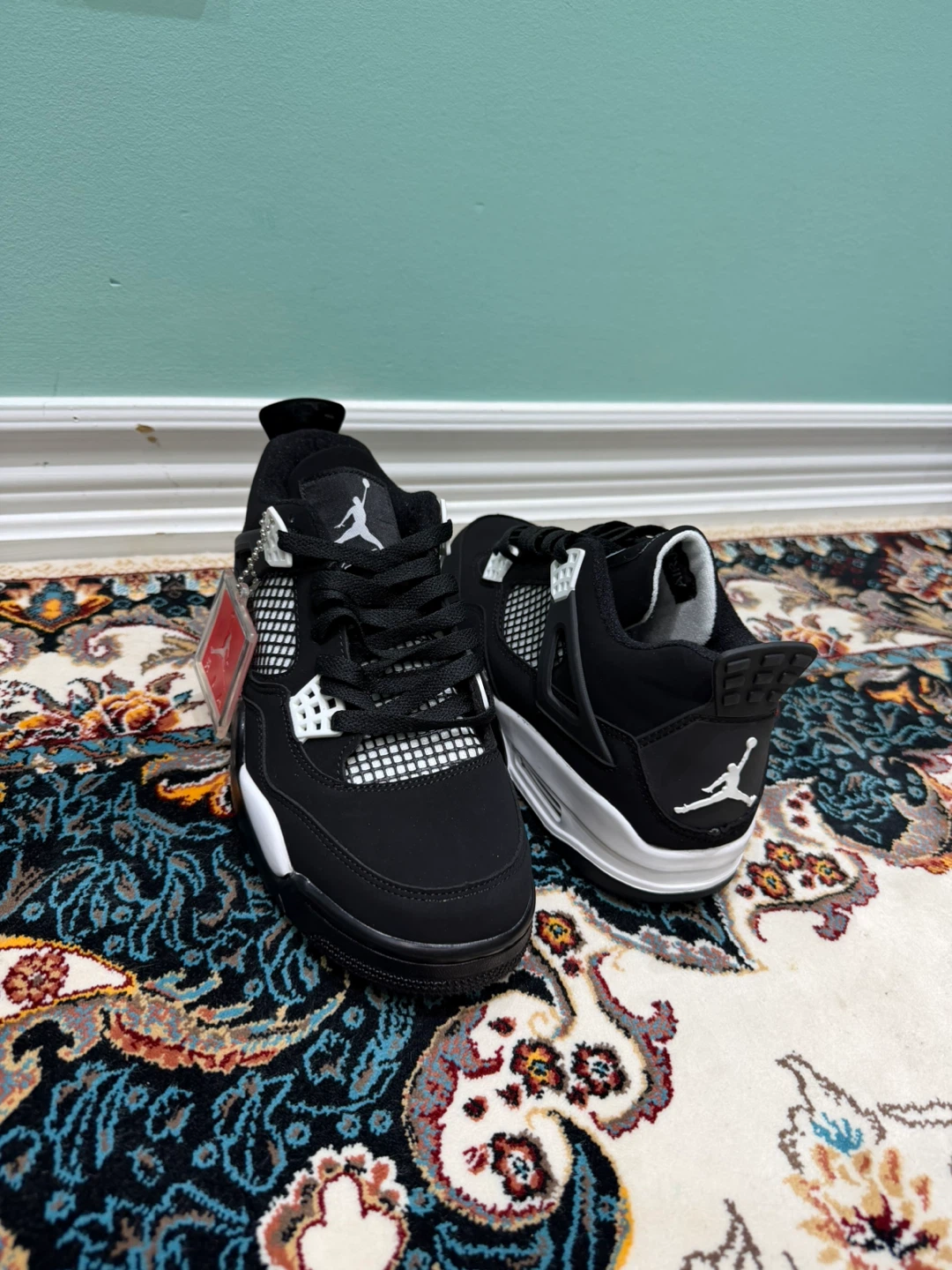 Air Jordan 4 "Black Cat" Sneakers - photo 2
