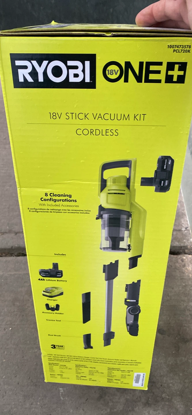 Ryobi ONE+ 18V Cordless Stick Vacuum Kit - photo 2