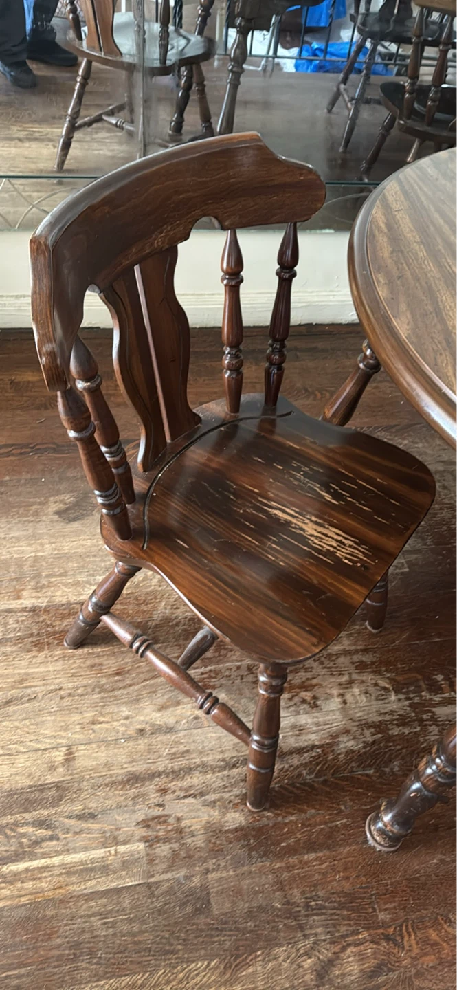 Wooden Dining Table Set - photo 2