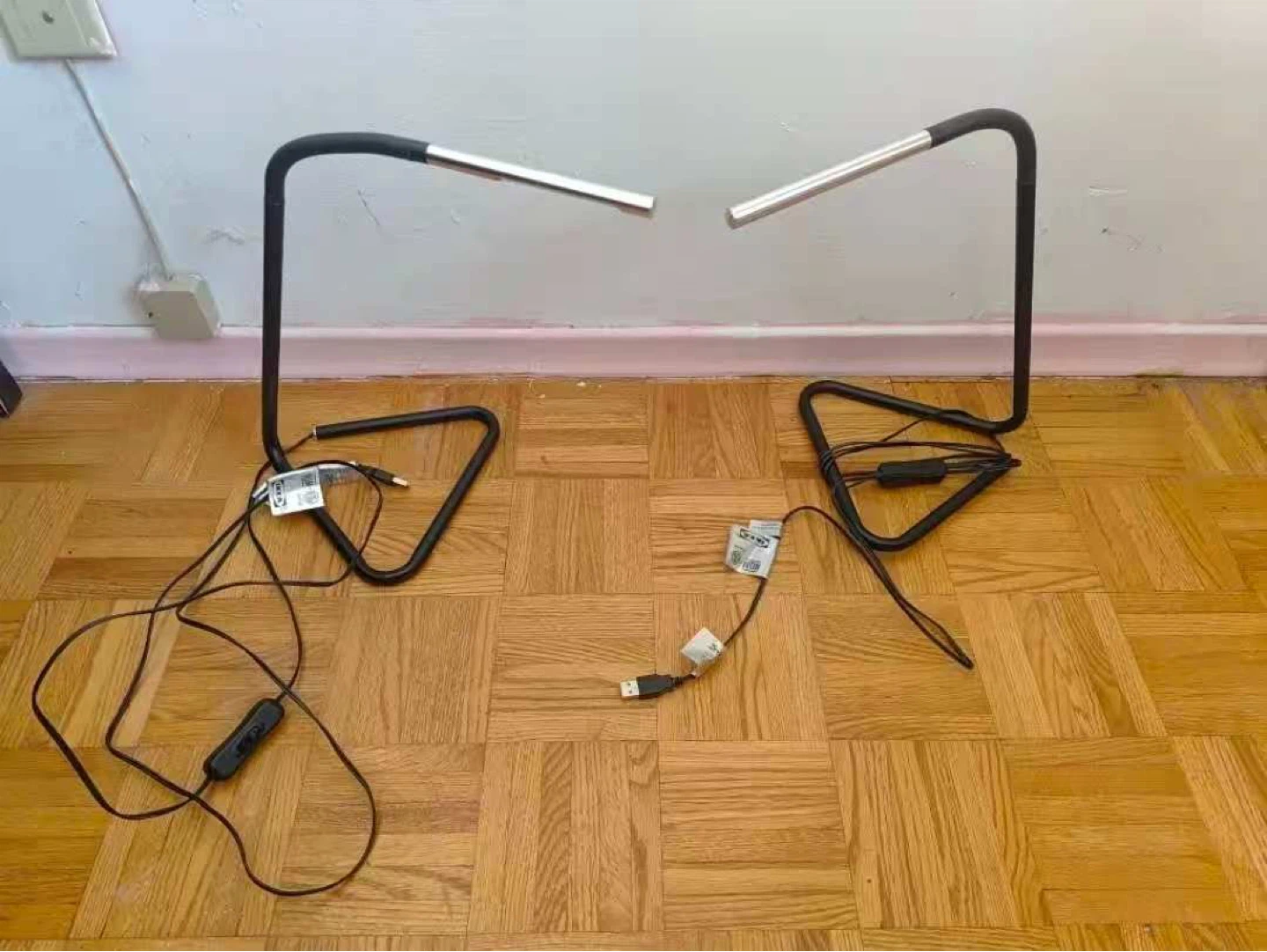 Pink LED Desk Lamp
