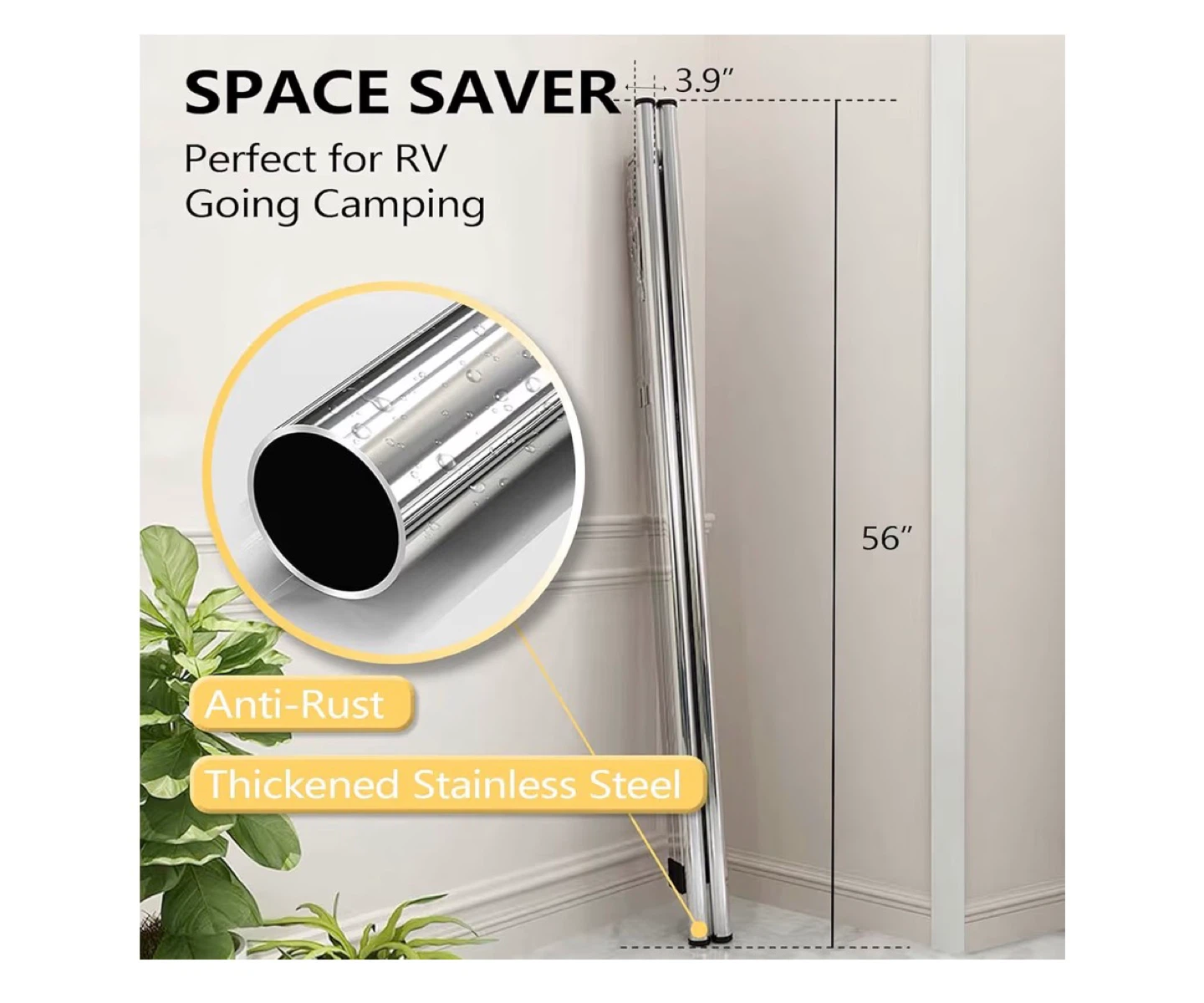 Space Saver Stainless Steel Drying Rack - photo 4