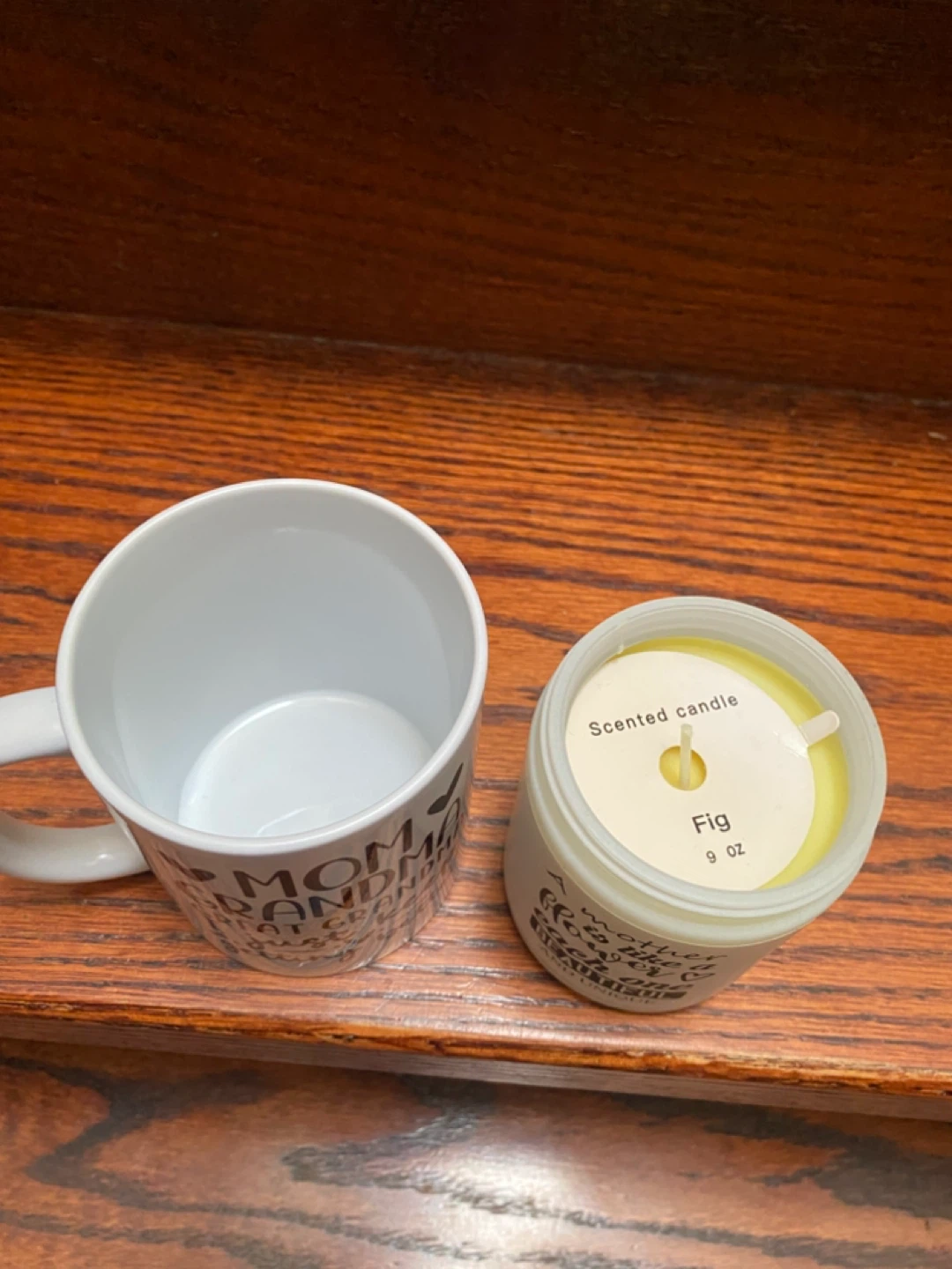 Gift Set: Mom Grandma Mug & Scented Candle - photo 3