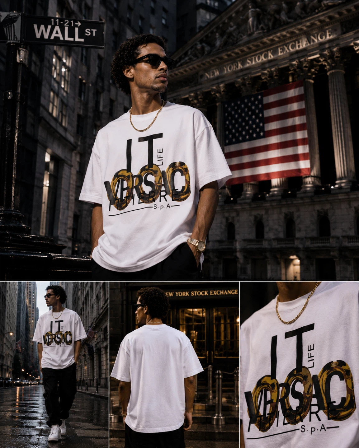 Versace Graphic T-Shirt White - photo 4