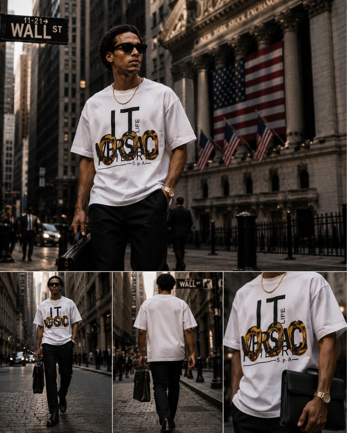 Versace Graphic T-Shirt White - photo 2