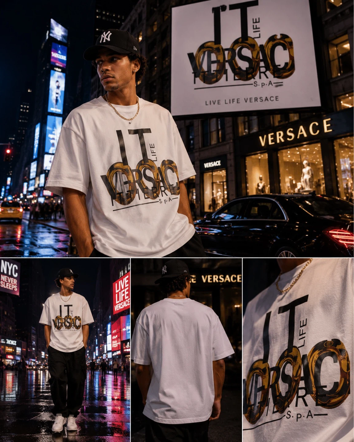 Versace Graphic T-Shirt White - photo 3