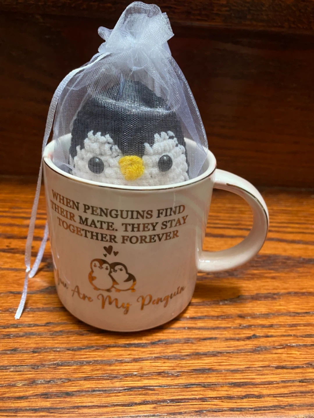 Penguin Mug and Crochet Penguin Gift Set - photo 4