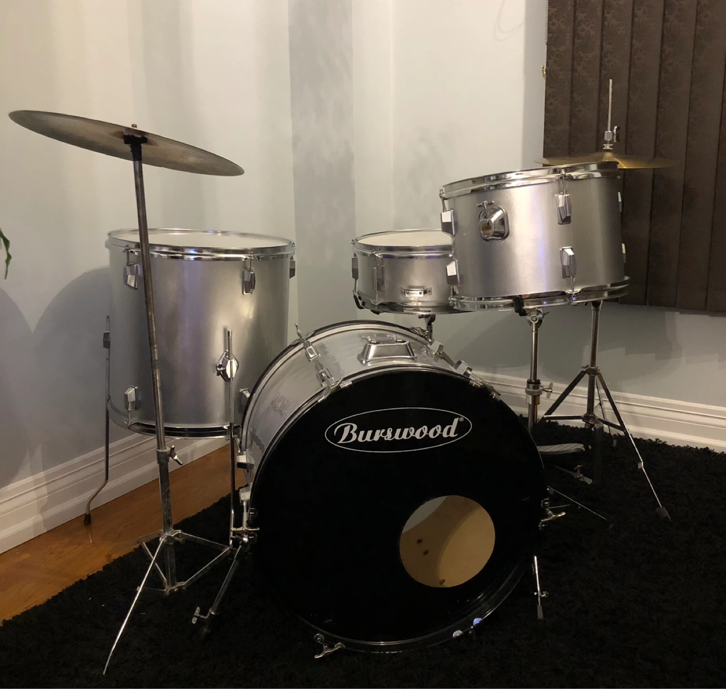4-piece drum set — junior jazz kit