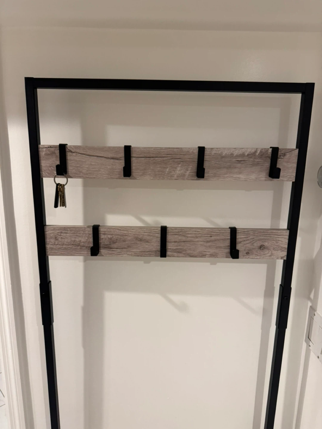 Entryway Shelf with Coat Hooks - photo 3