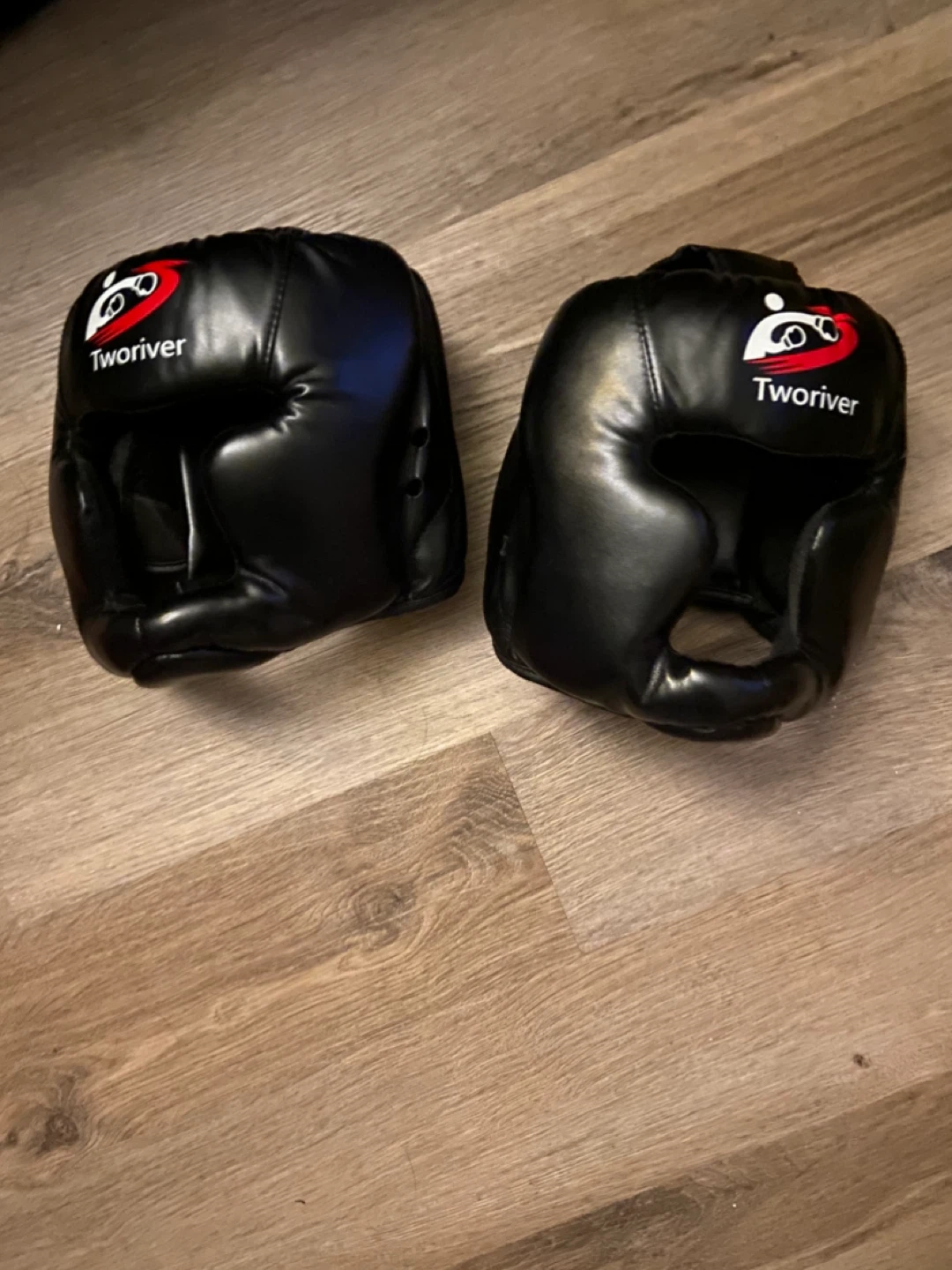 Tworiver Black Headgear for Boxing/MMA