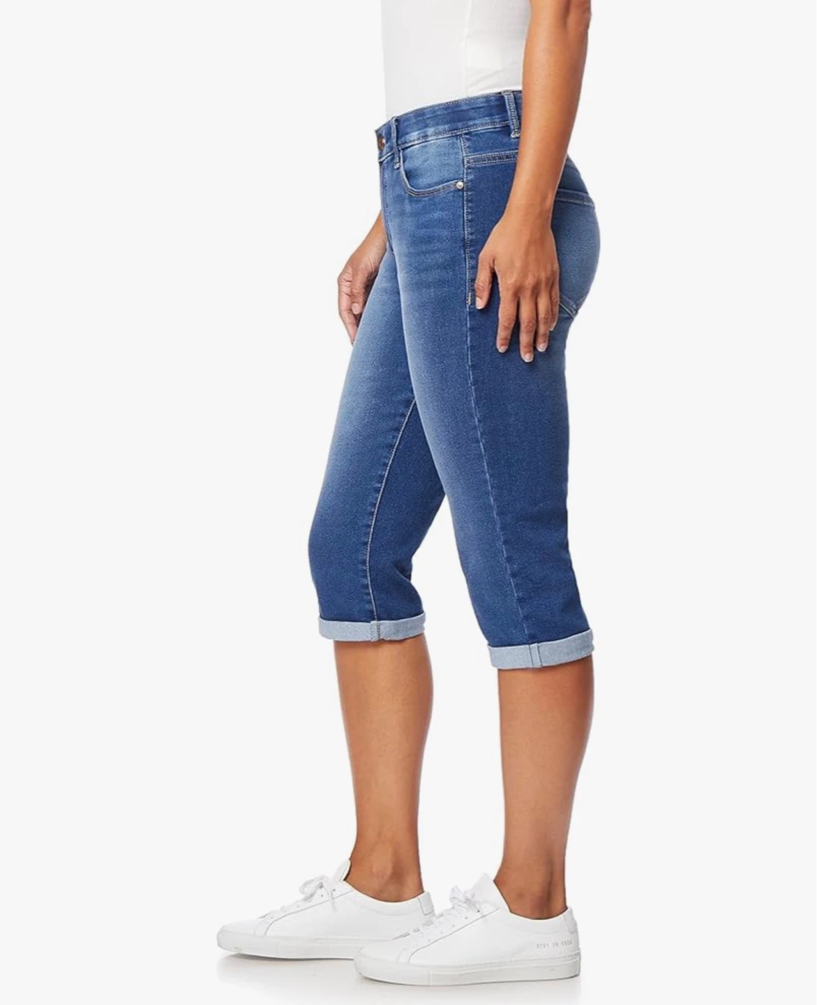 Angels Forever Young 17” capri figure enhancing stretch denim - photo 2