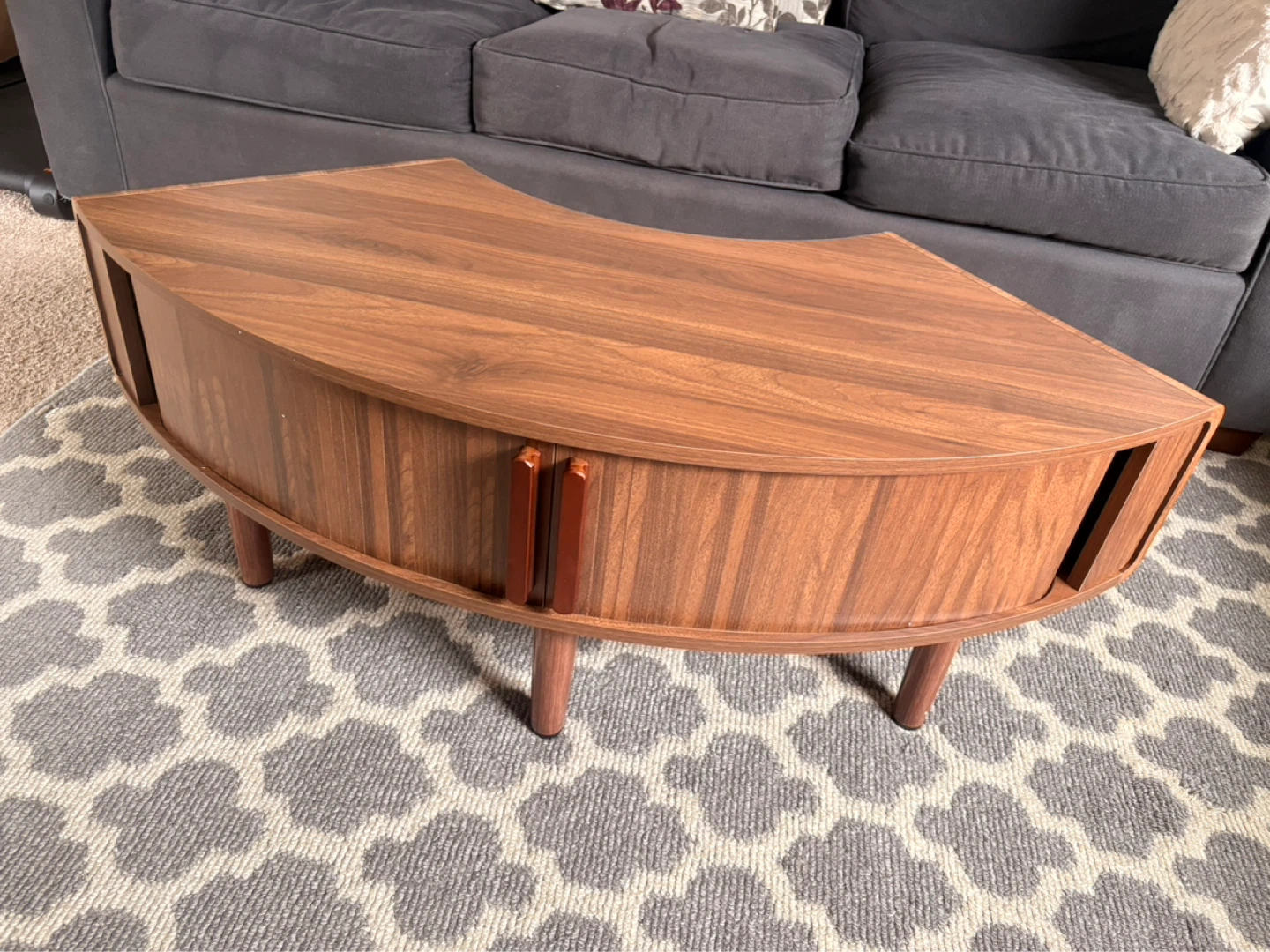 Mid-Century Modern Walnut Coffee Table