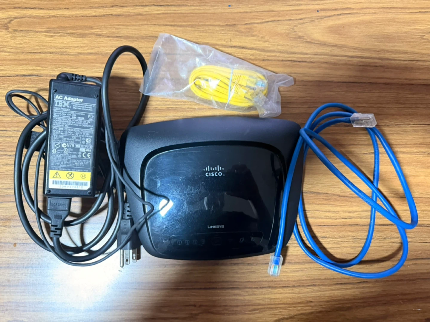Cisco Linksys Wireless-N Router with IBM AC Adapter