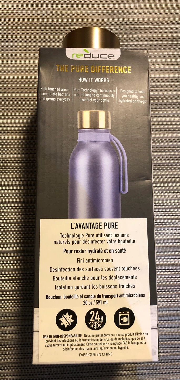 Reduce Hydro Pure 20 oz Antibacterial Water Bottle - photo 2