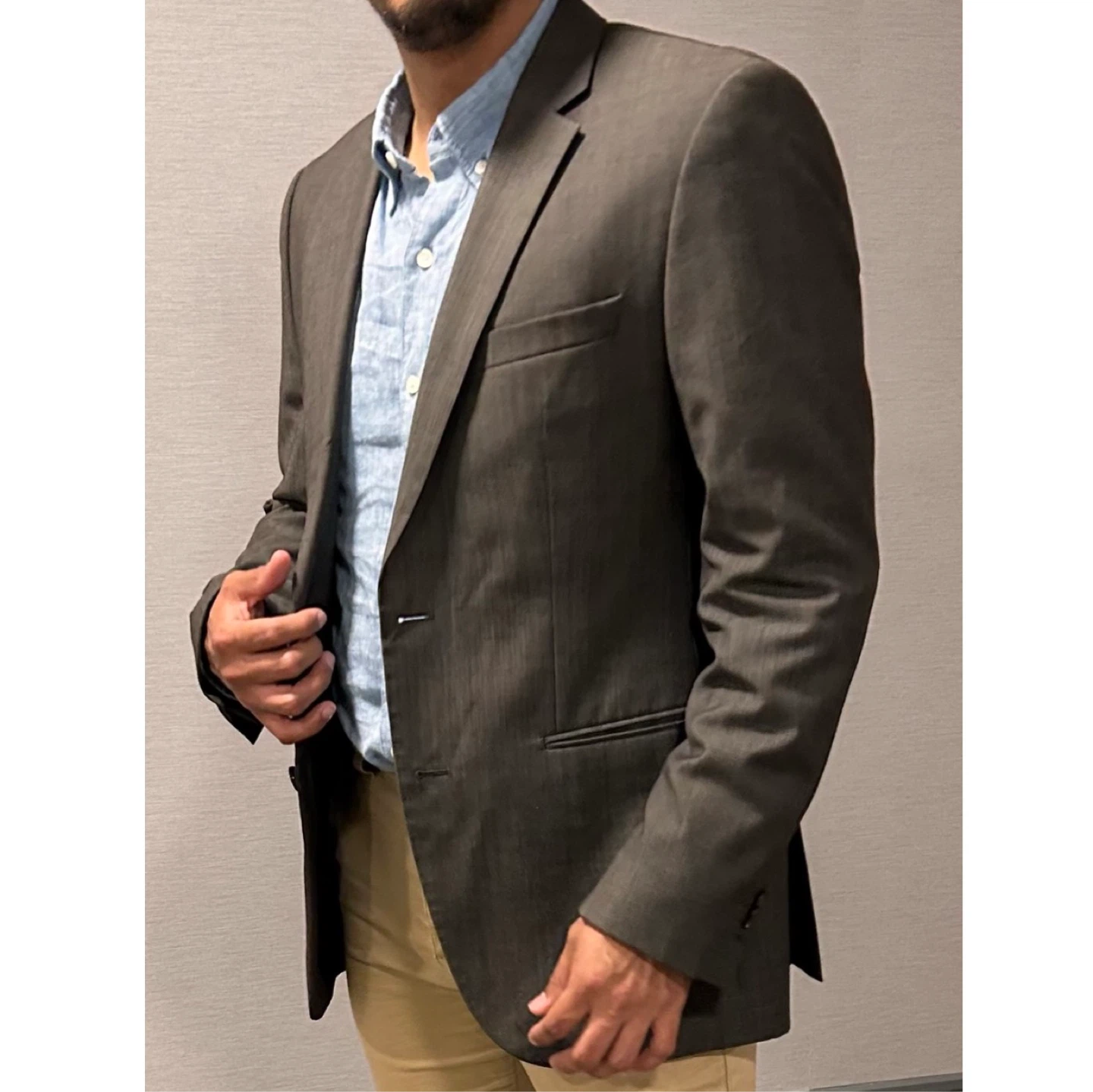 Hugo Boss Charcoal Grey Blazer - 40R (Medium) - photo 4