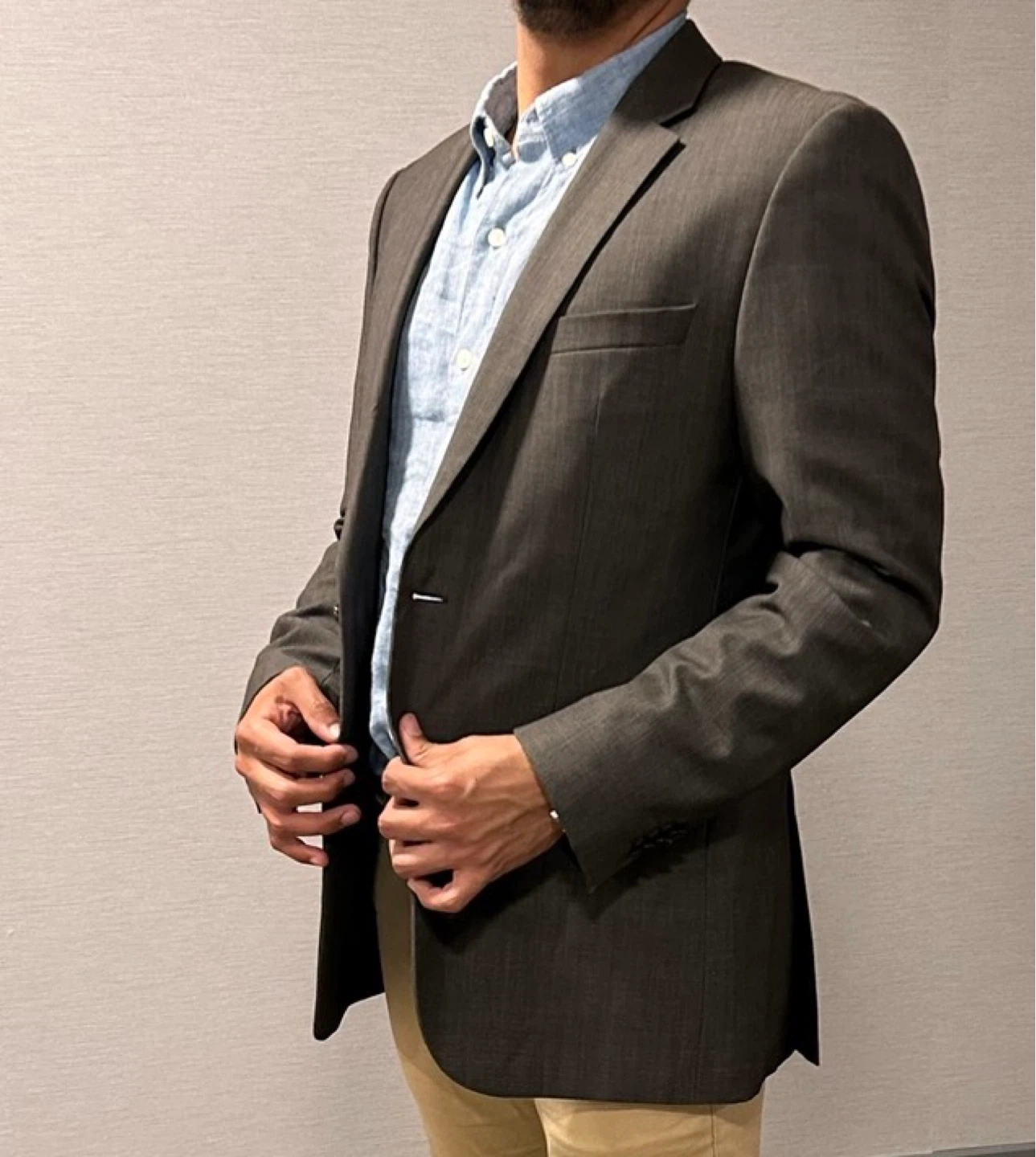 Hugo Boss Charcoal Grey Blazer - 40R (Medium) - photo 2