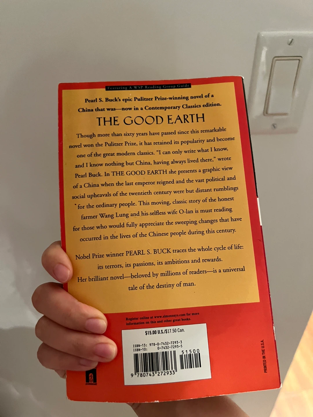 The Good Earth by Pearl S. Buck Contemporary Classics Fiction - photo 2