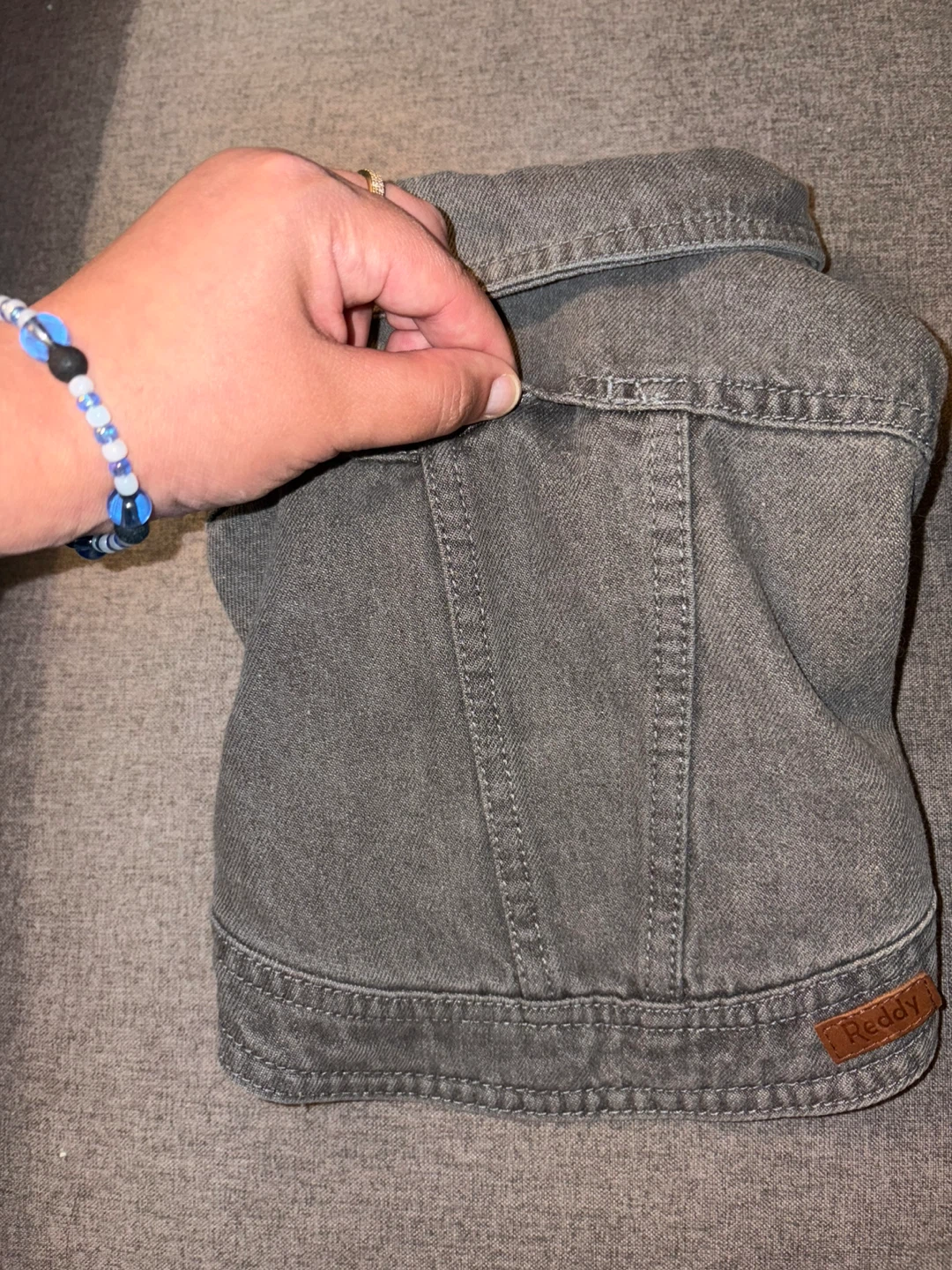 Reddy's Gray Denim Dog Jacket - photo 4