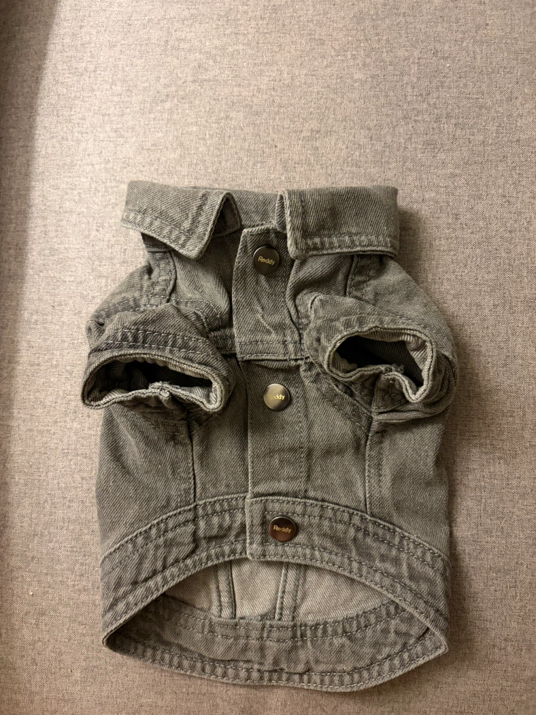 Reddy's Gray Denim Dog Jacket
