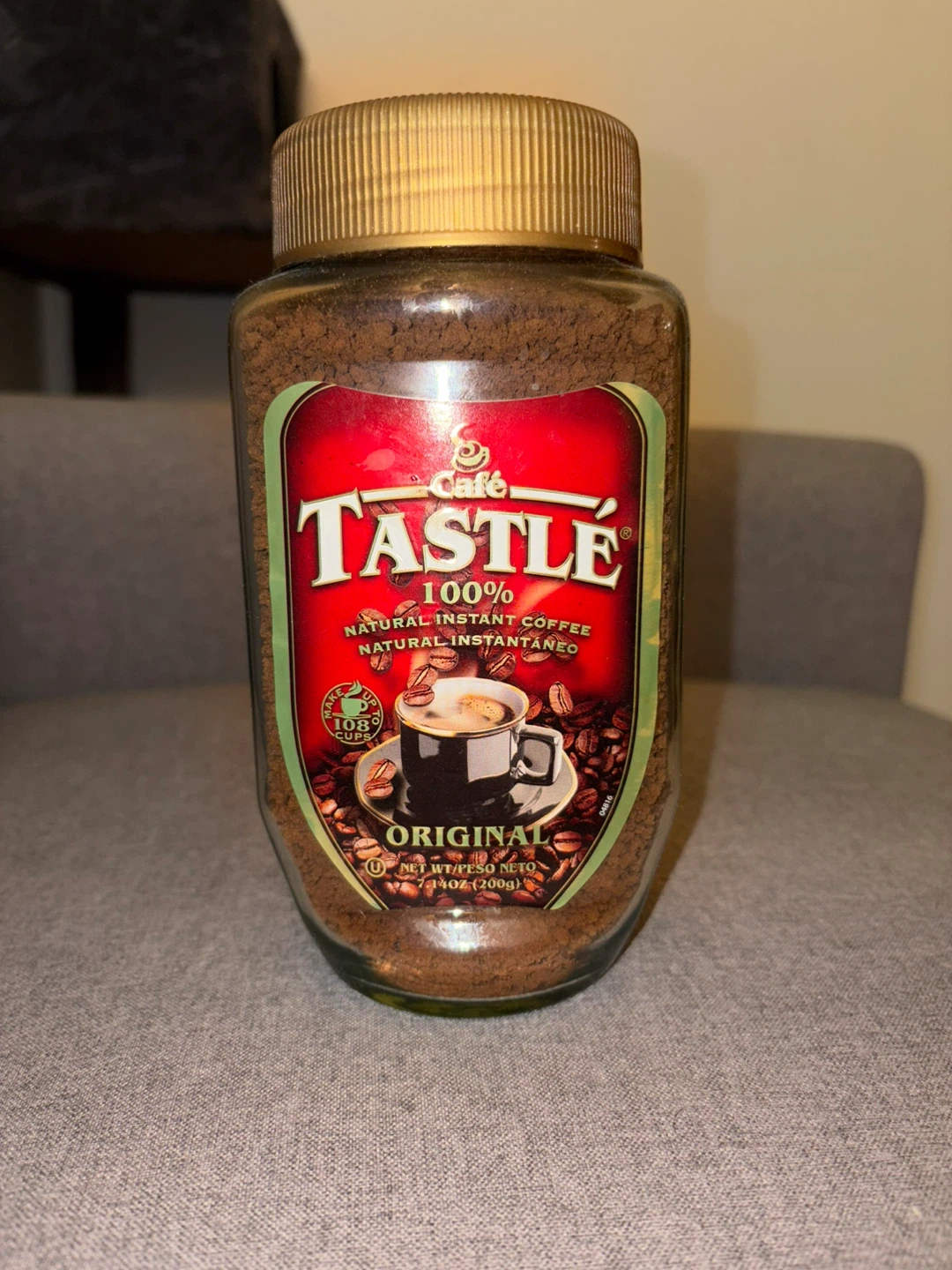 Café Tastié 100% Natural Instant Coffee Original 7.14 OZ