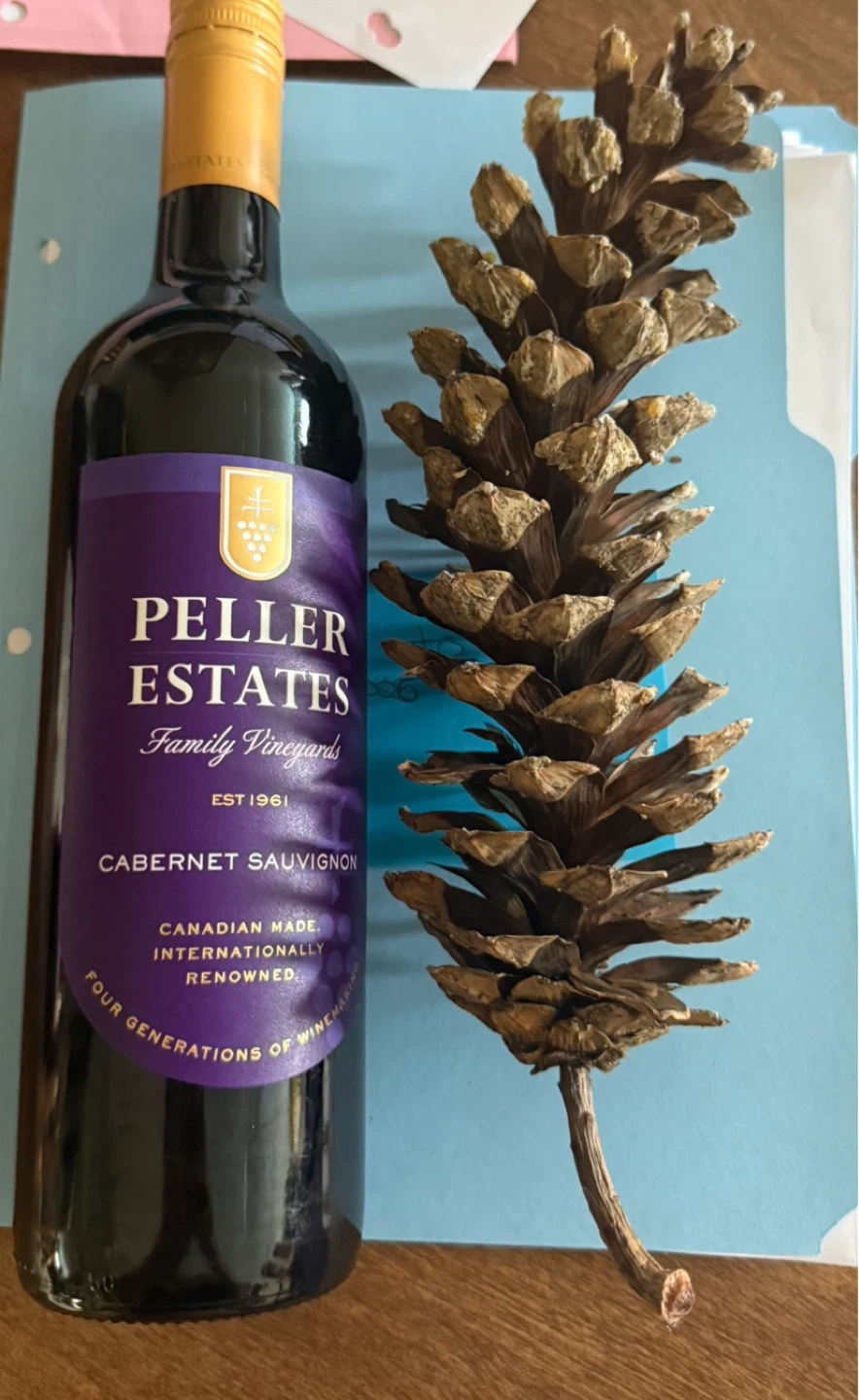 Huge Sugar Pine Cones (wine bottle for size reference)