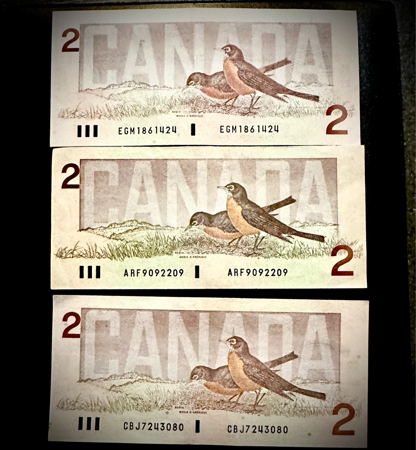 1986 Canadian $2 Bills - photo 3