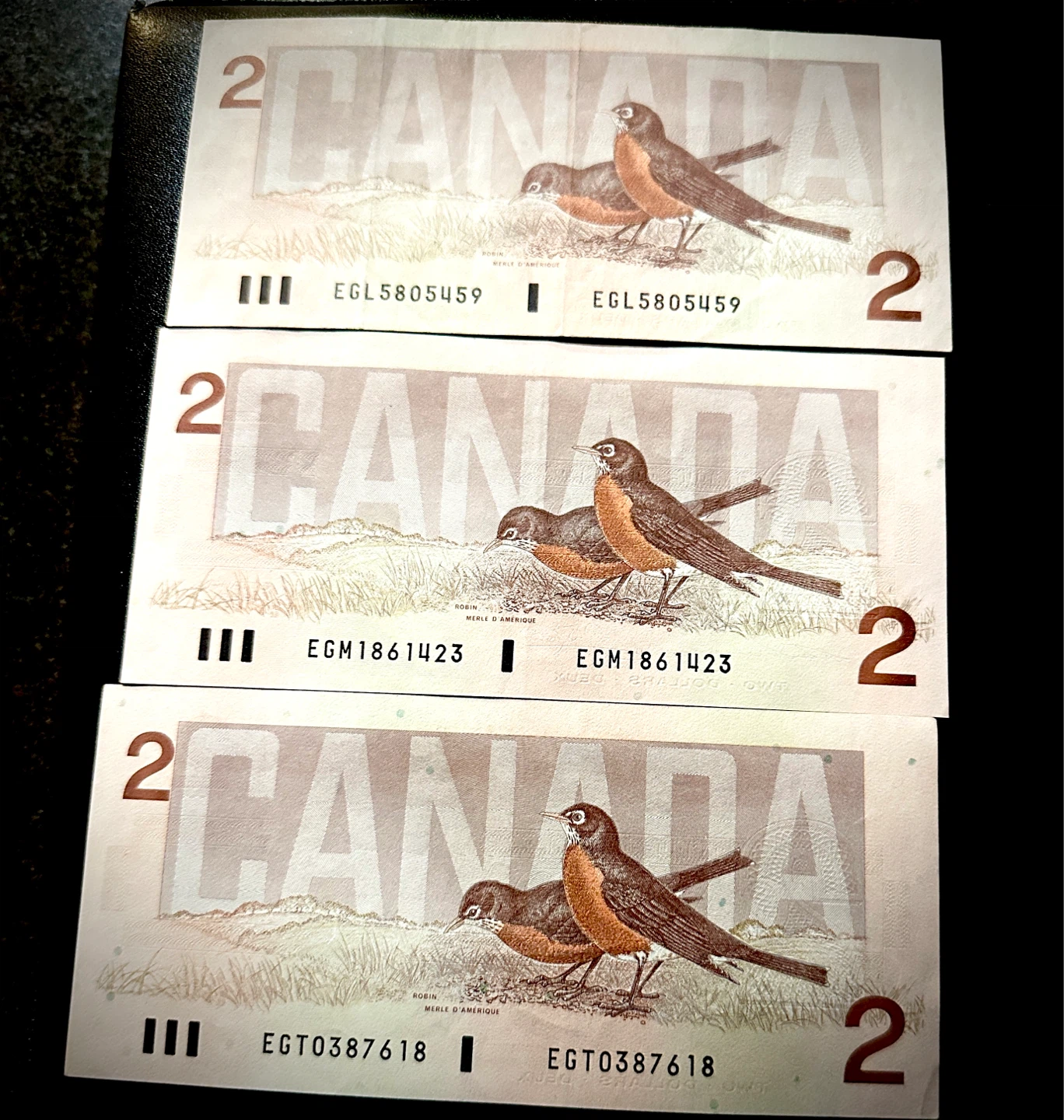1986 Canadian $2 Bills - photo 4