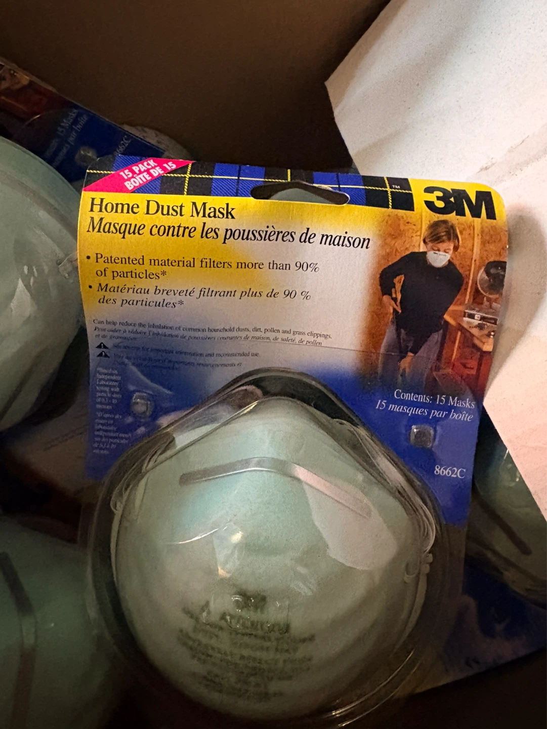 3M Home Dust Masks - 15 Pack