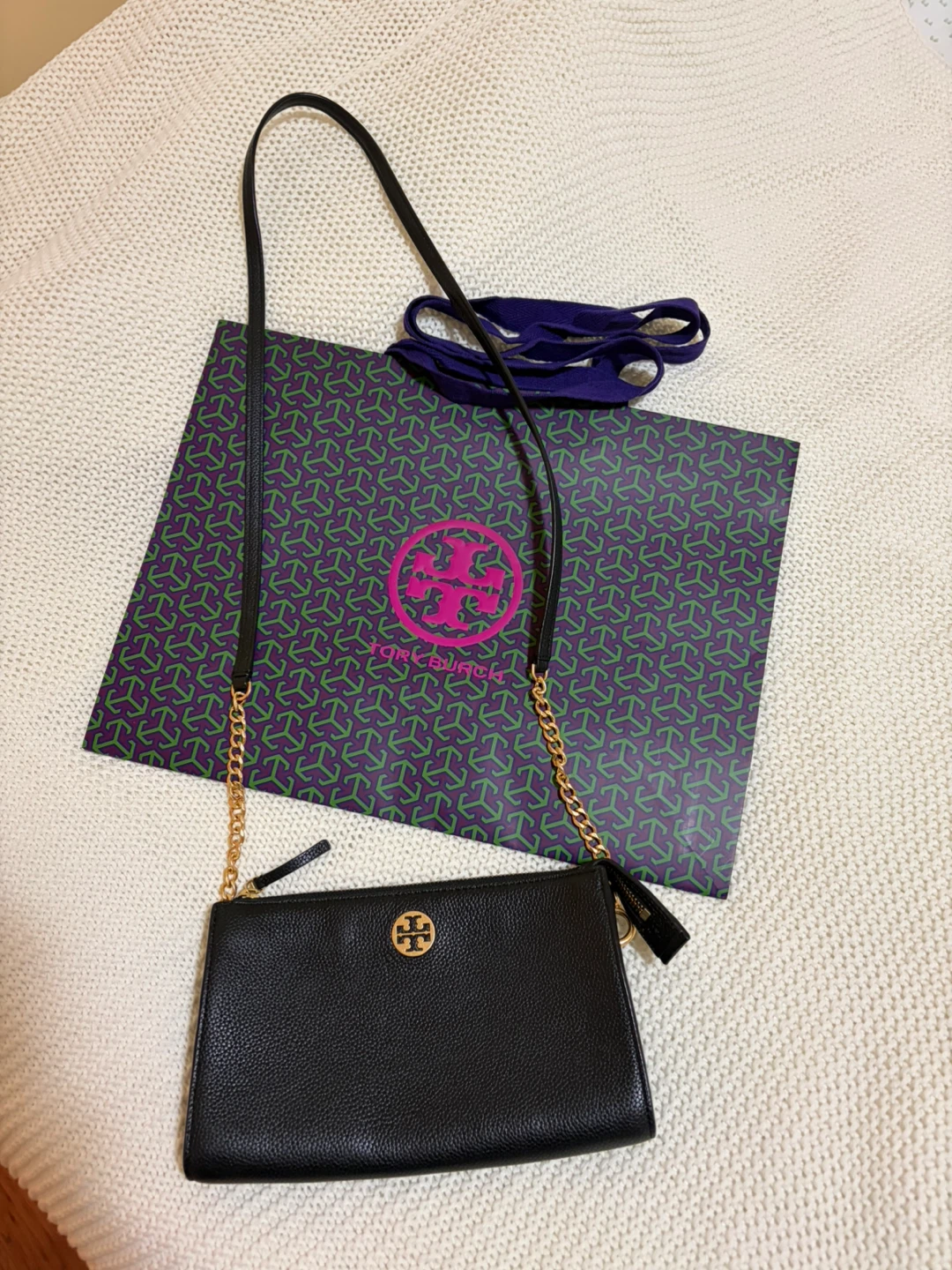 Tory Burch leather shoulder bag - photo 2