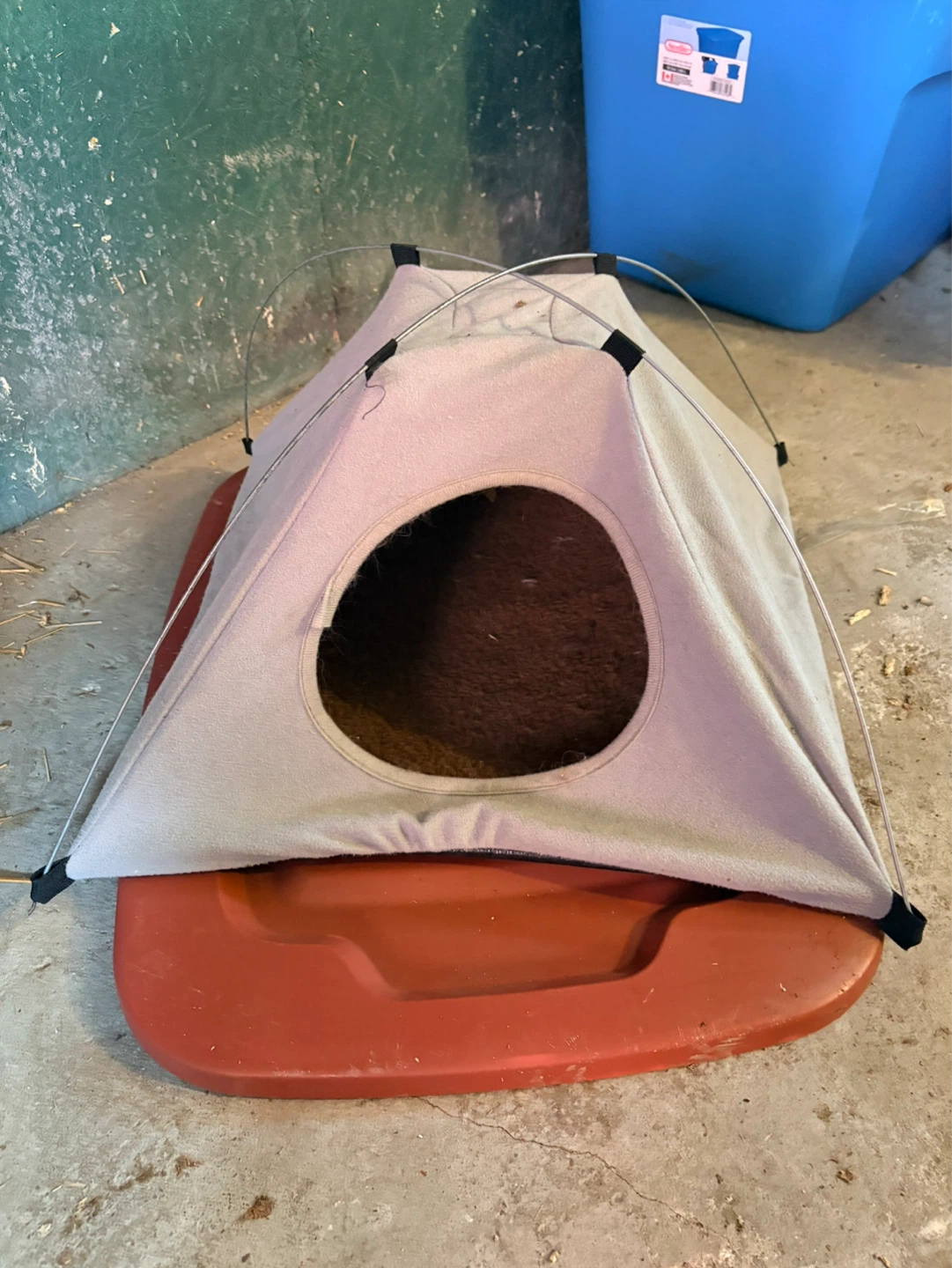 Pet tent bed