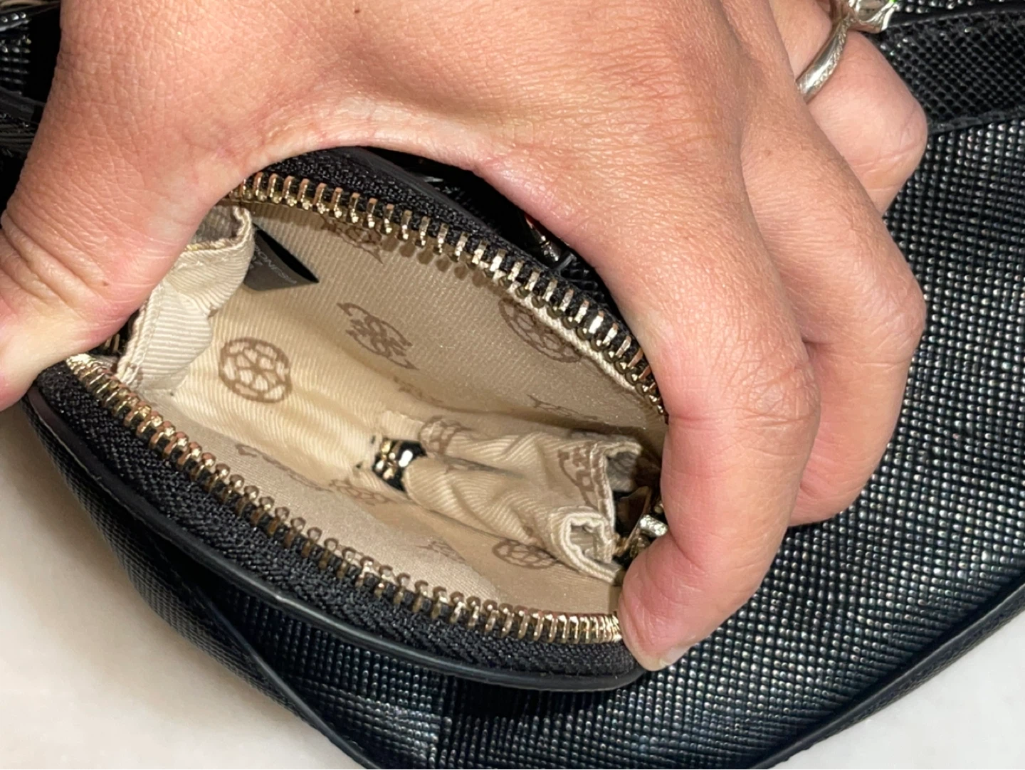 Guess Black Shoulder Bag with Coin Pouch - photo 4