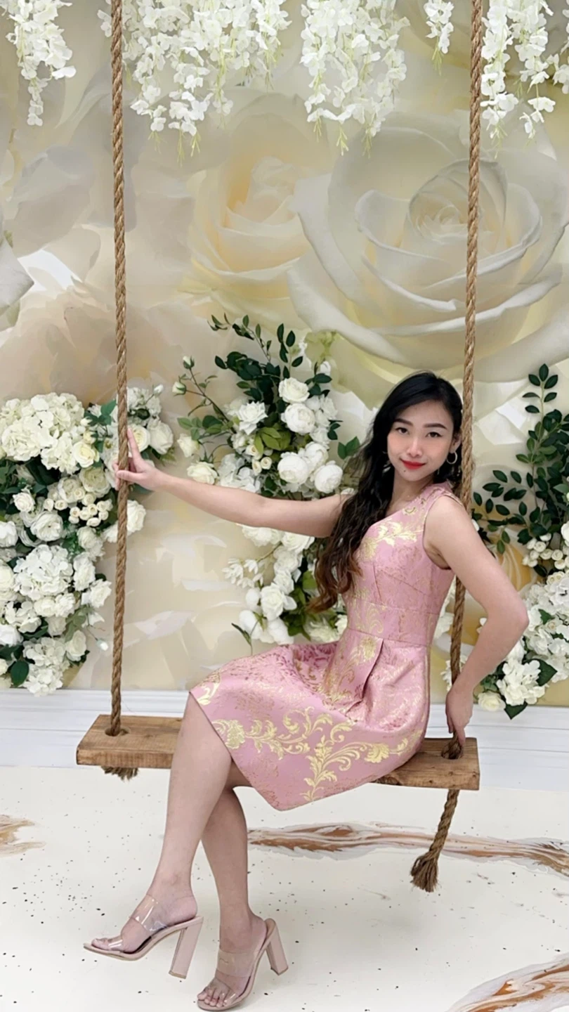 Dolce & Gabbana Pink Brocade Dress - photo 5