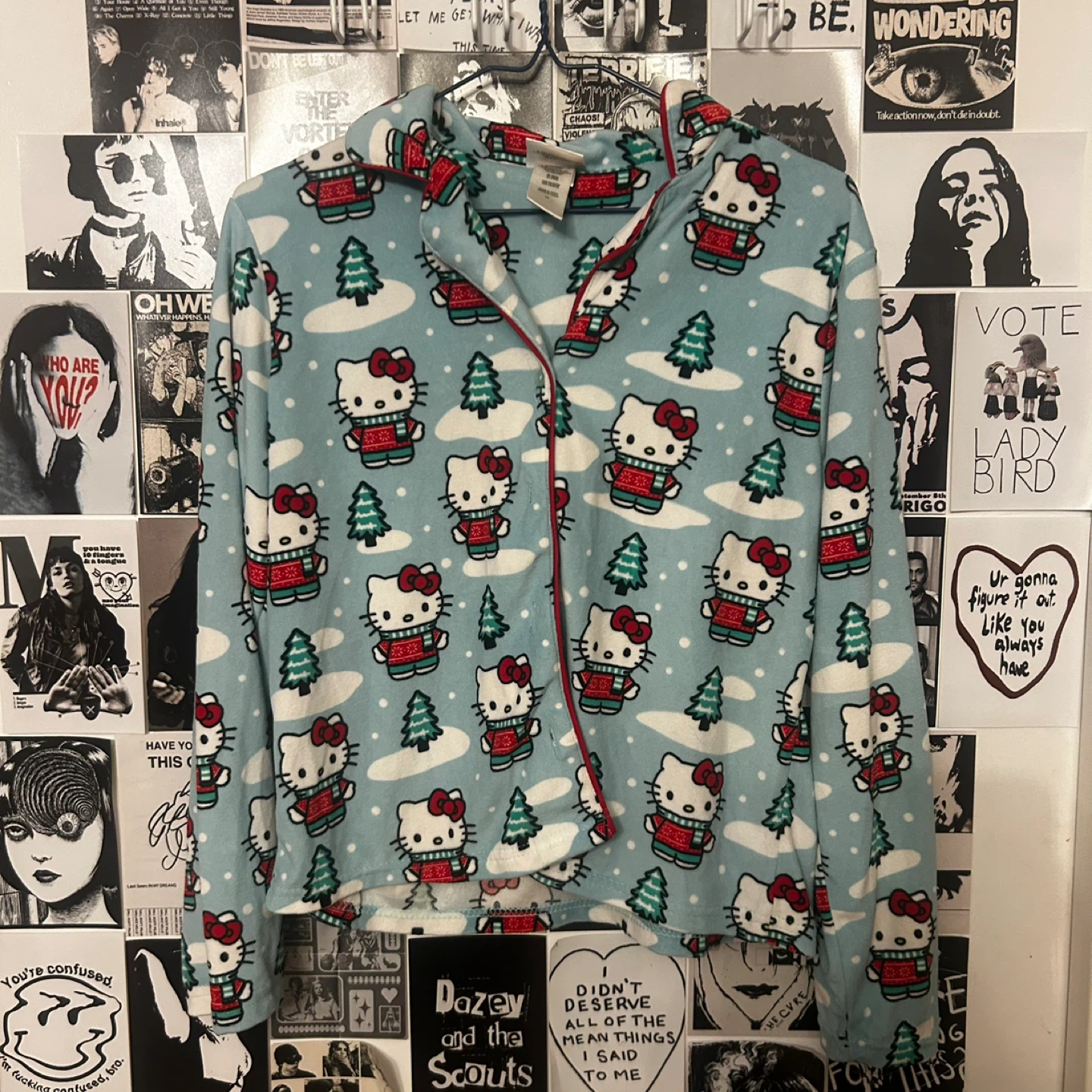 Sanrio Hello Kitty Christmas Pajama Set