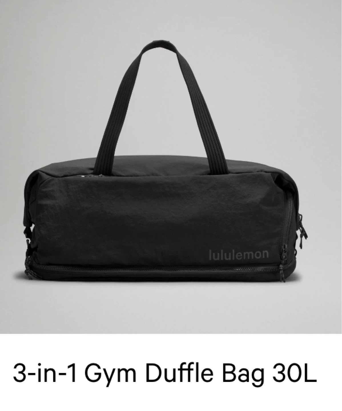 Lululemon 3-in-1 Gym Duffle Bag 30L
