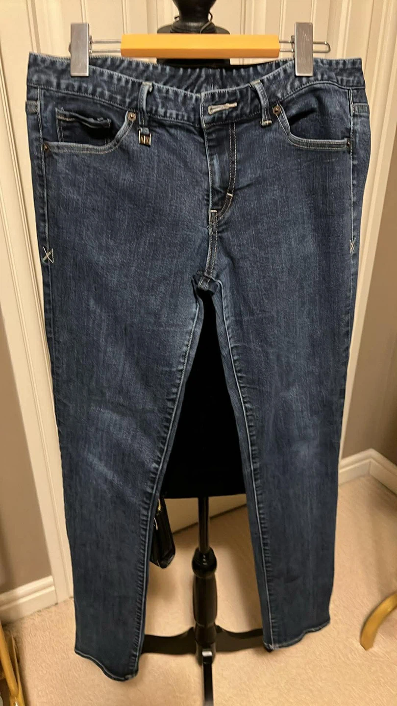 AX Armani Exchange Women's Blue Denim Jeans