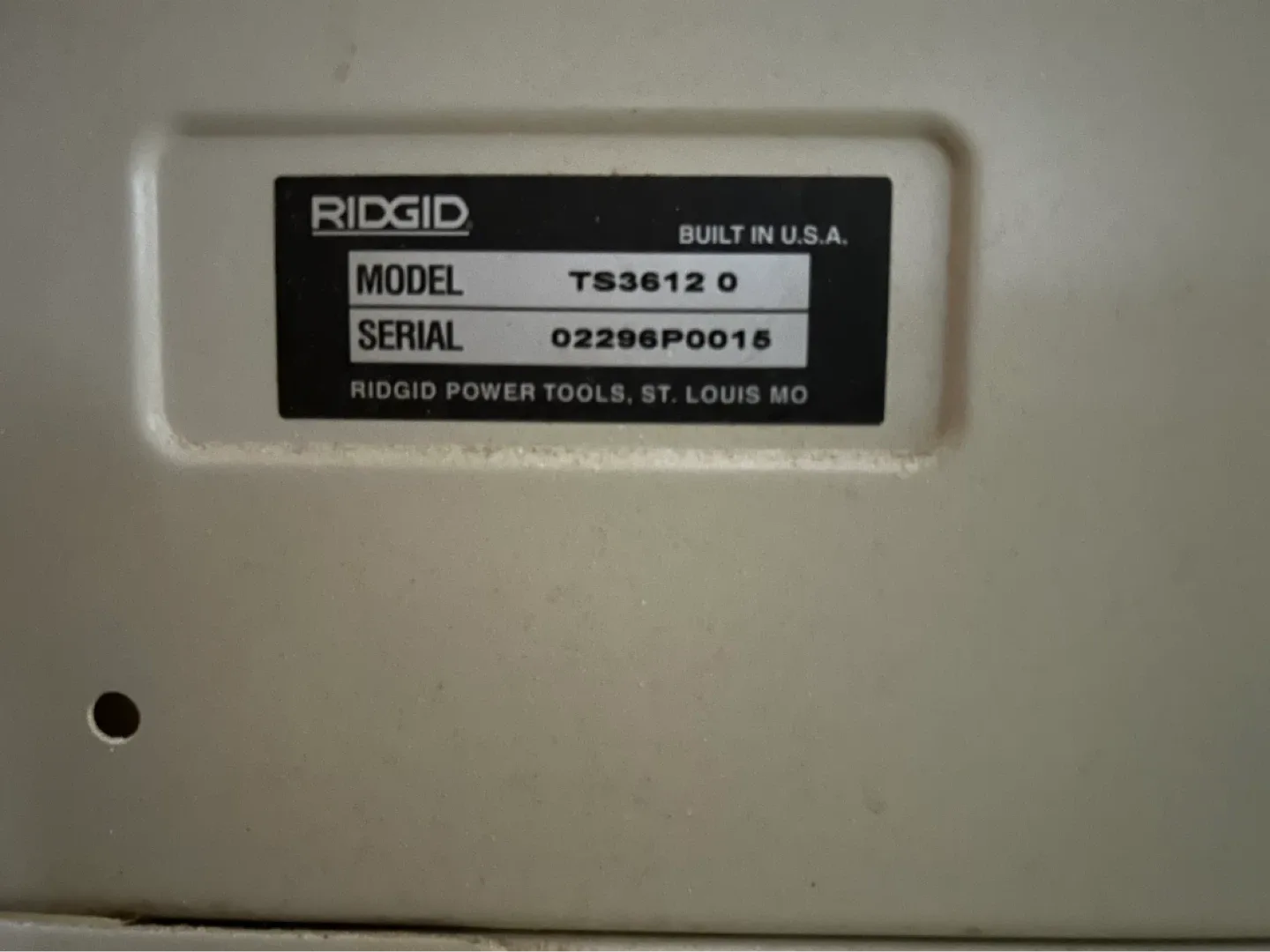 RIDGID TS3612 0 Table Saw - photo 2