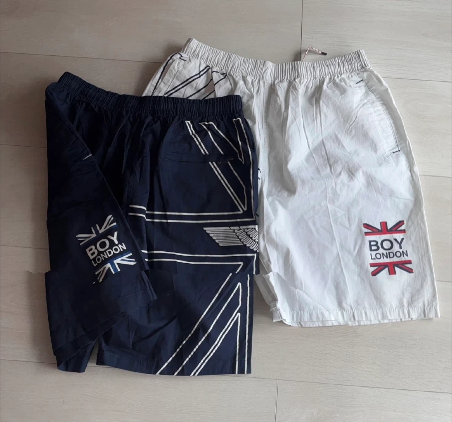 Boy London Shorts - Navy & White