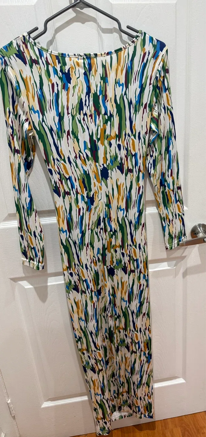 Abstract Print Dress - photo 3