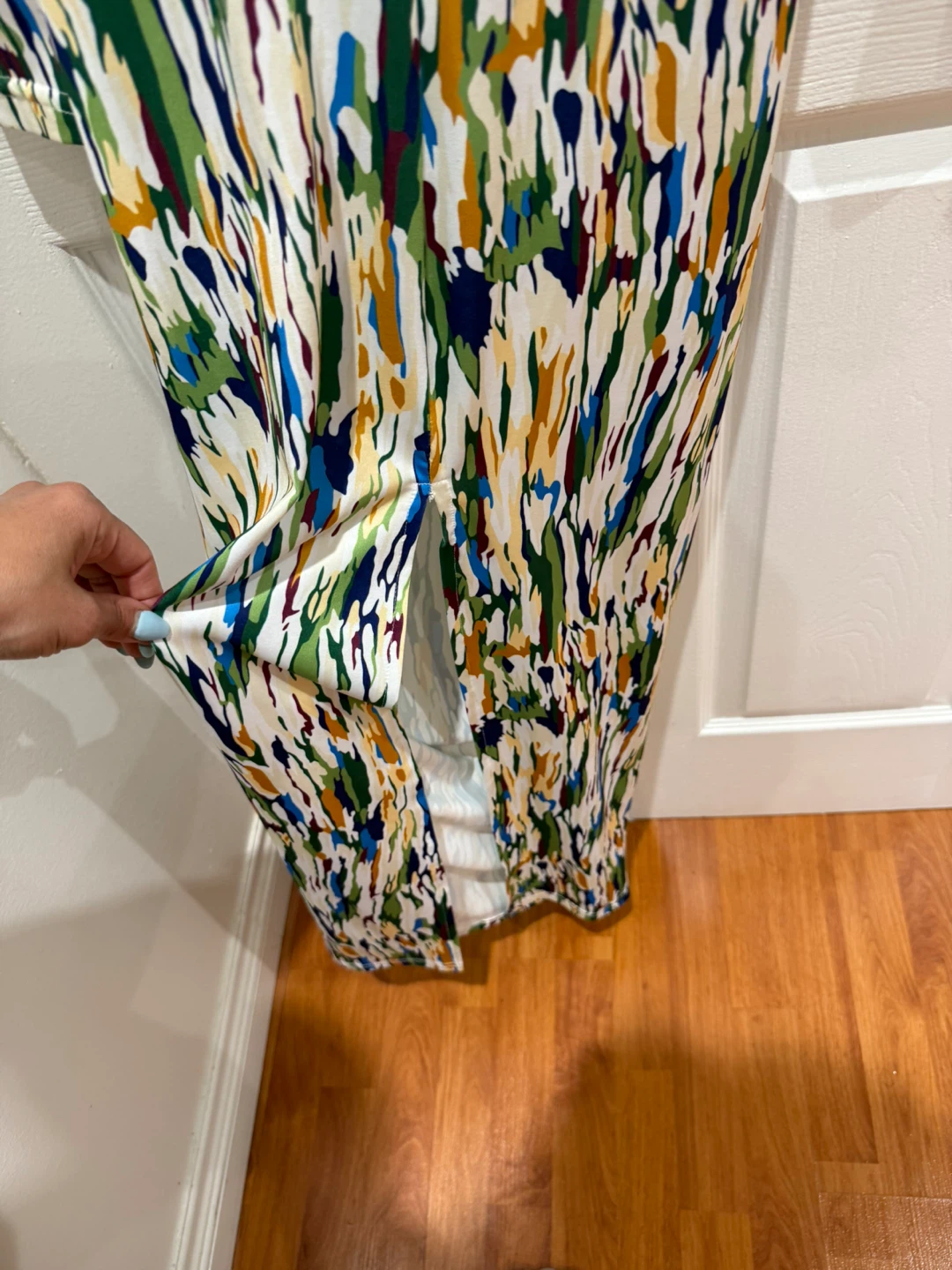 Abstract Print Dress - photo 4
