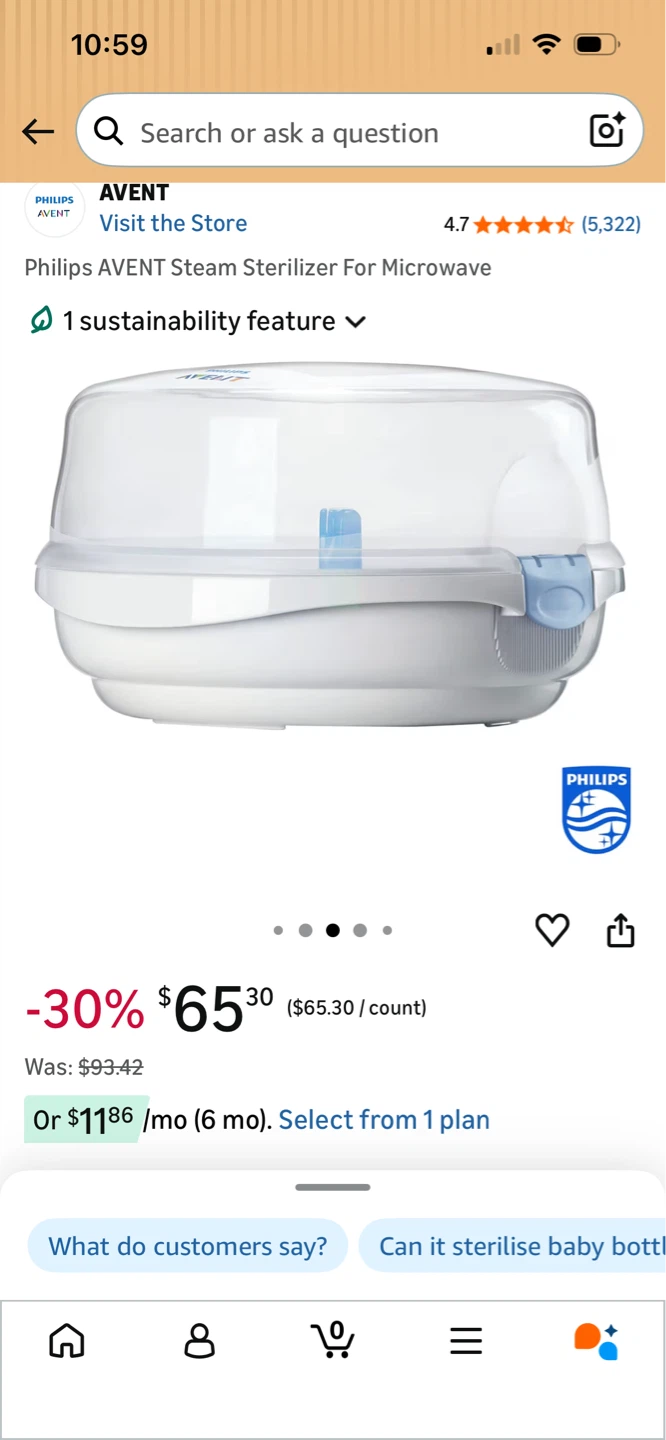 Philips AVENT Microwave Steam Sterilizer - photo 3