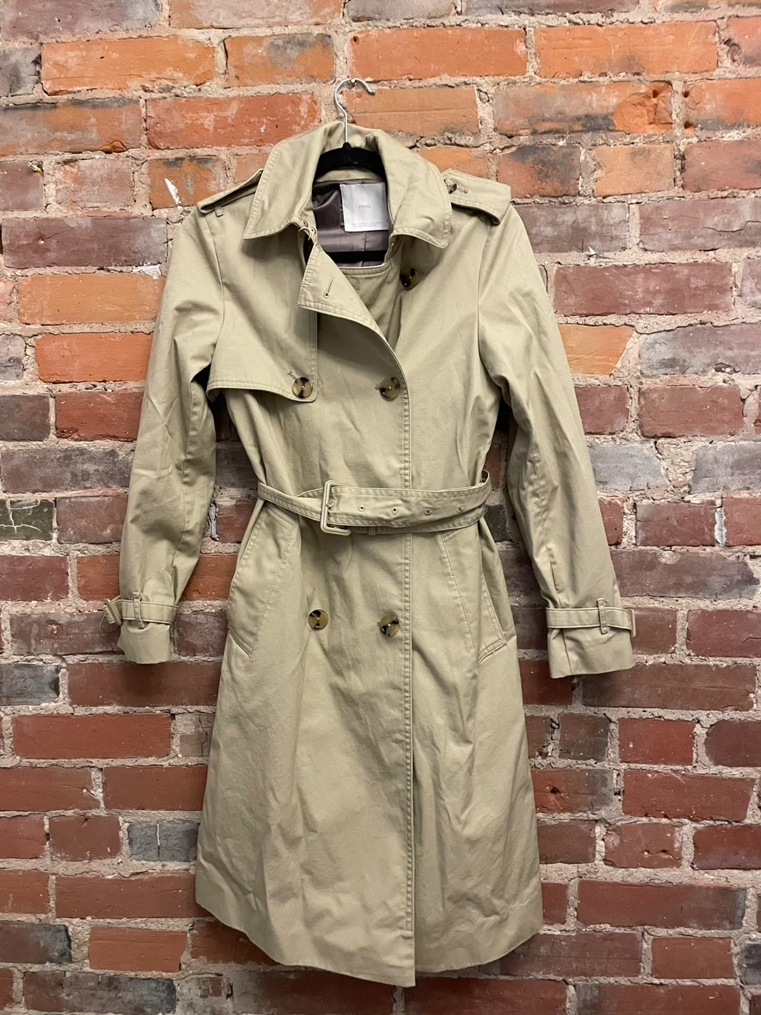 MNG Tan Trench Coat - photo 2