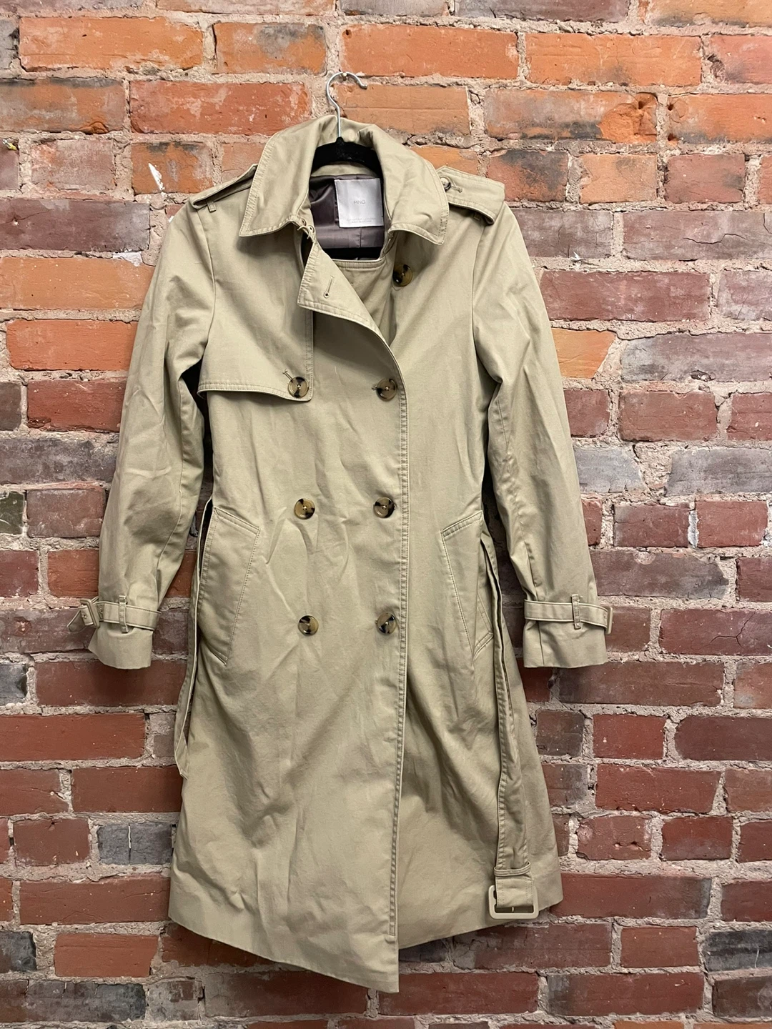 MNG Tan Trench Coat
