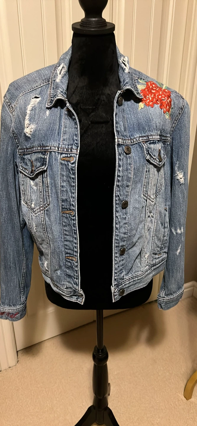 American Eagle Denim Jacket with embroidery - photo 2