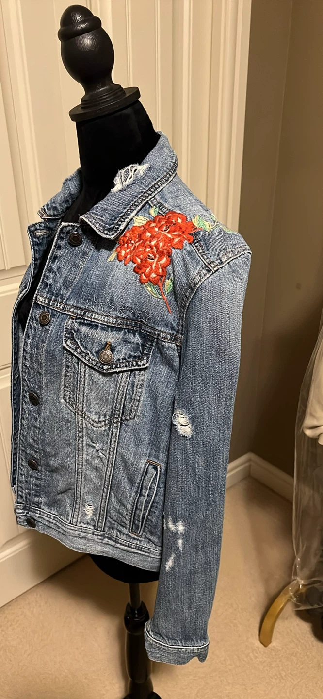 American Eagle Denim Jacket with embroidery - photo 4