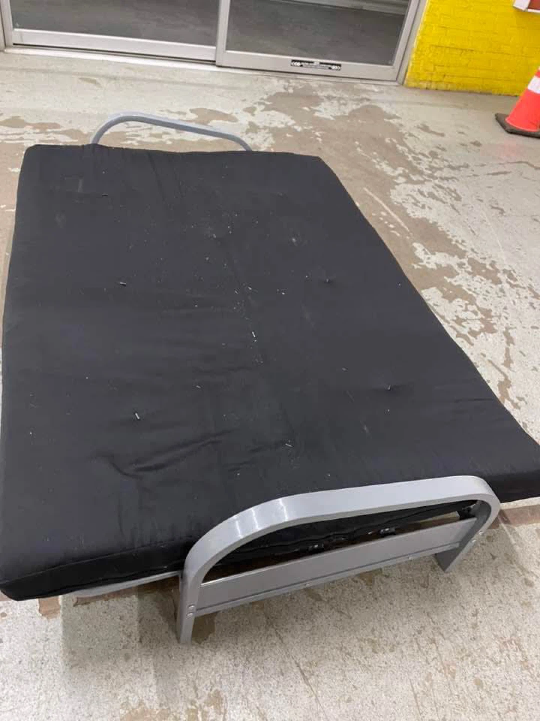 Black Futon Sofa Bed with delivery
