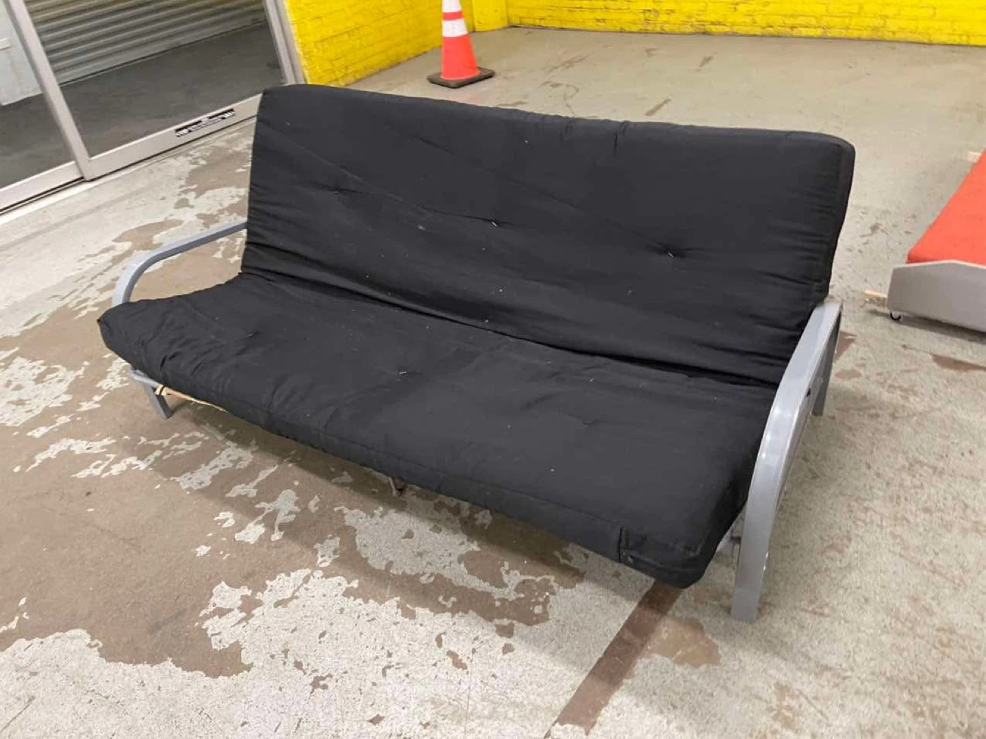 Black Futon Sofa Bed with delivery - photo 2