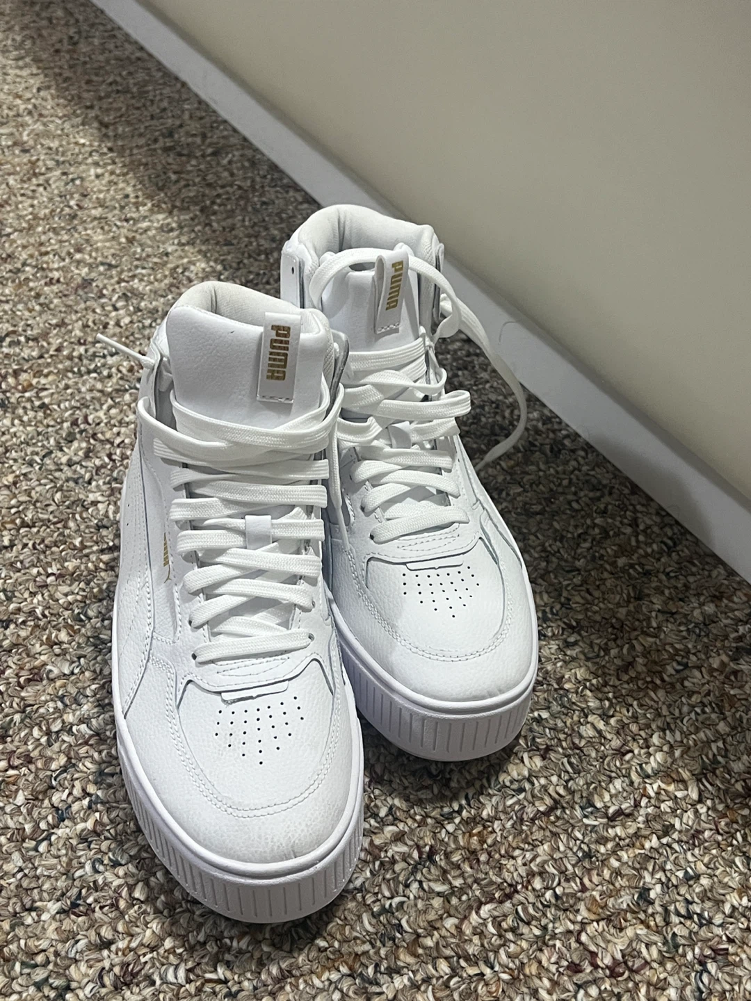 PUMA Women's Karmen Rebelle Mid Sneakers White Size 11 - photo 5